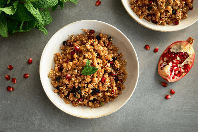 Greek Vegan Superfood Breakfast Bowls