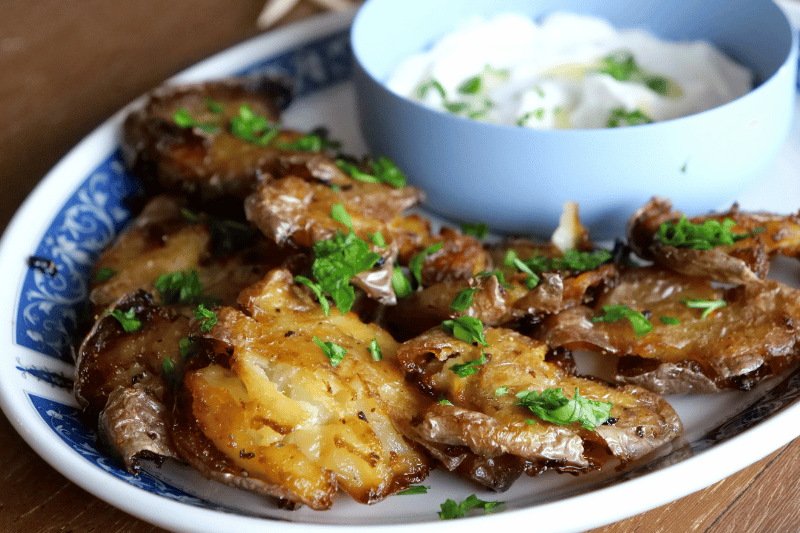 Lemon Potato Smashers